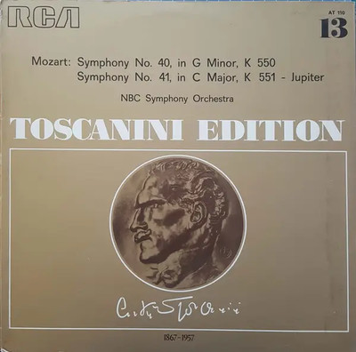 LP Mozart Mozart: Symphony No. 40 In G Minor, K 550, Symphony No. 41 In C Major