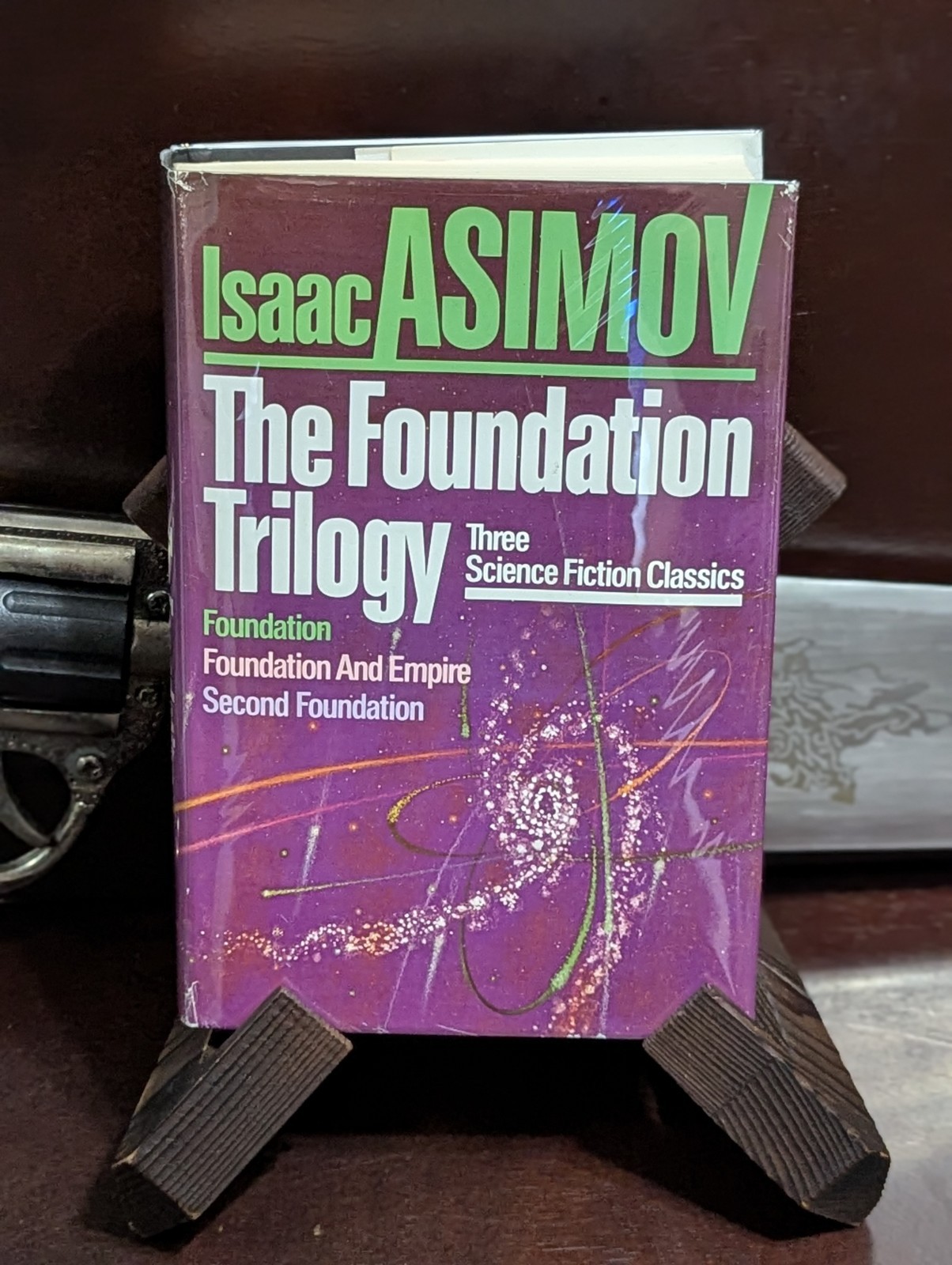 Isaac Asimov The Foundation Trilogy Sfbc Omnibus 1982 Hc/Dj Ln Mylar