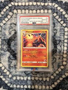 2018 Pokemon Sun & Moon Dragon Majesty #3 Charizard Let's Play Eevee! PSA 10