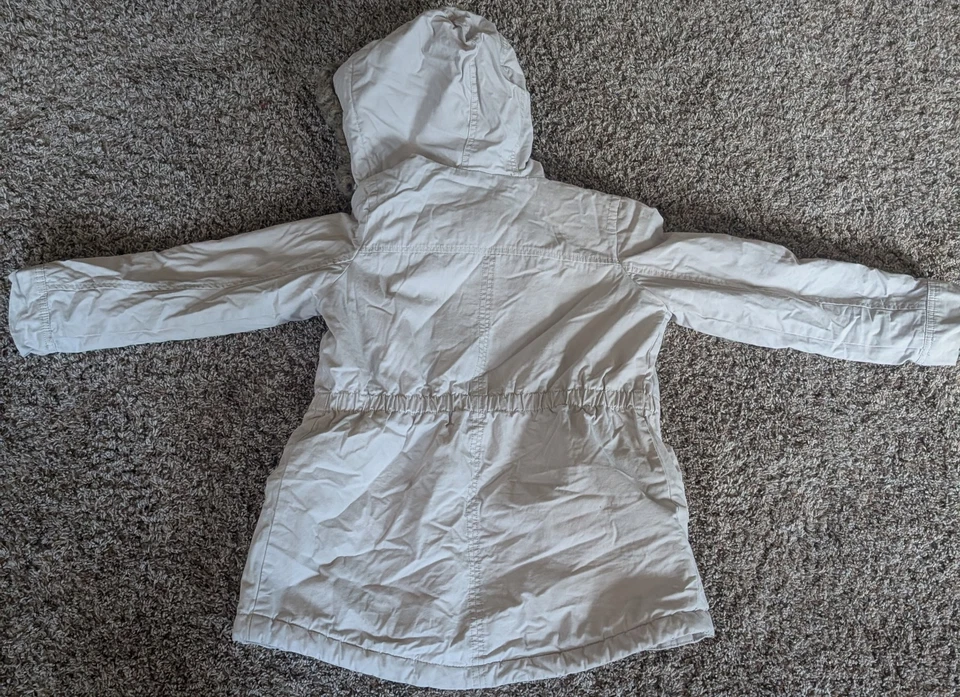 Girls Beige Gap Winter Coat Size Large - Image 2 of 4