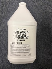 Le Labo Hinoki Shower Gel Body Wash and Hand Soap Gallon 3.78 liter 1.06 per gallon