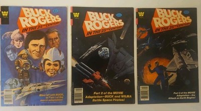 Buck Rogers 2, 3, 4 Whitman Sci-Fi Comic Book lot of 3 1979 VG Fine condition