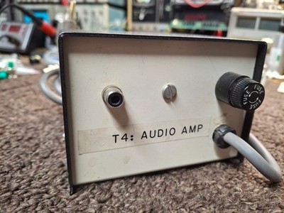 Custom Built 4 Watt Audio Power Amplifier Unit, mono, Internal AC Supply