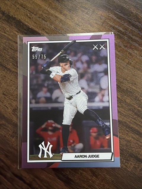 Aaron Judge 2026 Topps X Kaws Baseball Purple #55 /75 #2 New York Yankees