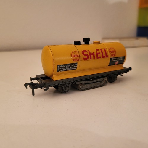 Fleischmann H0 Vagón de limpieza SHELL .2305. (Roco Brawa Liliput Piko Trix) | Zustand: Gebraucht