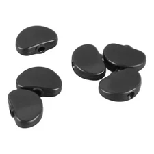 6 Pcs Guitar Machine Head Button Half Round Plastic Comfortable Grip Tuning Peg