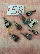 Assortment Of Vintage Model Rectifiercarling Toggle Switches26 Switchuntested