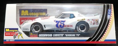 Revell Monogram Greenwood Corvette Riverside 75 Slot Car 1/32 2004 VTG NIB