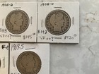A LOT OF FIVE SILVER BARBER HALF DOLLAR.DATES:1908,1908D,1908O,1908S,1909S — photo 2