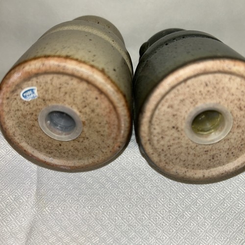 Larson Vintage 70’s Mid Century JAPAN Salt Pepper Shakers Pottery Stoneware - Picture 6 of 7