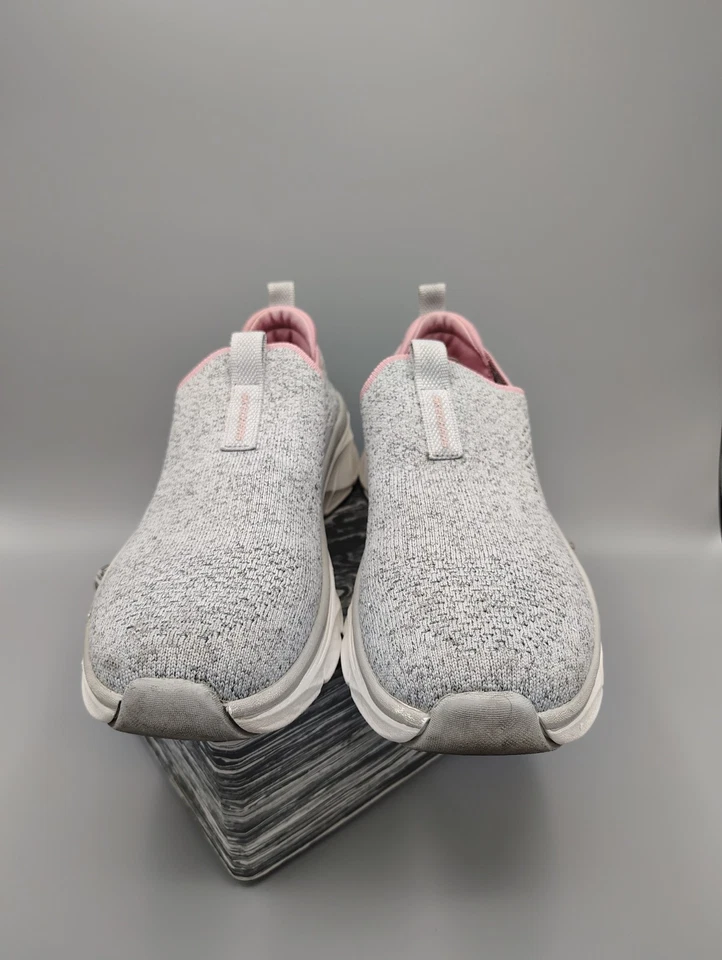 Skechers Gray Air Cooled Memory Foam Slip-On Stretch Fit Shoes Women’s 9 - Image 2 of 4