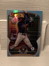 2023 Bowman 1st Edition - Luis Lara #BPPF-100 Sky Blue Foil (RC)
