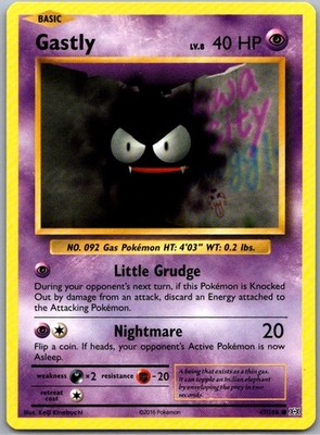Gastly 47/108 XY - Evolutions Common -NM
