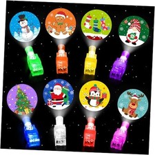 32 Pcs Christmas Party Favors for kids, Light Up Finger Lights Party Supplies,