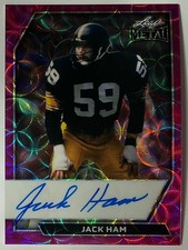 2026 Leaf Metal Jack Ham Auto Autograph Scope Pink On Card #d 2/4