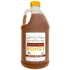 Raw Honey Bulk - Half Gallon of Honey - 6 LB Jug - Bulk Honey