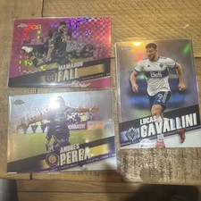 2022 Topps Chrome MLS Lot Including Mamadou Fall Pink X-fractor