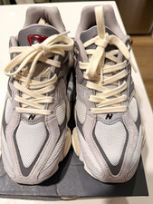 New Balance 9060 Men  s Gray/White Low Top Lace-Up Sneaker D u9060gry