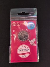 2018 Royal Mint Alphabet Coin 10p Fish and Chips Design Sealed