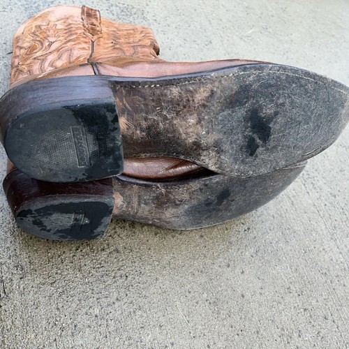 Herren Lucchese Braun Cowboystiefel 10,5 D Hergestellt in den USA - Bild 14 von 17
