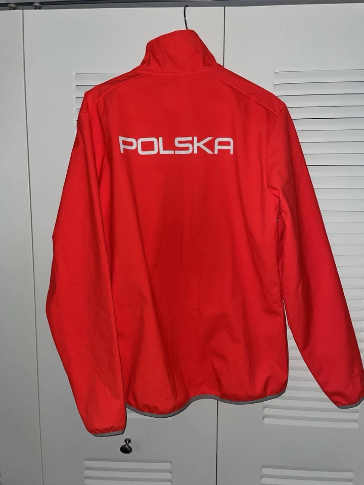 Chaqueta cortavientos 2016 Rio Olympics Polonia con detalles reflectantes nueva sin etiquetas Foto 2 de 4