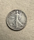 1918-d Walking Liberty Half Dollar VF-XF MM