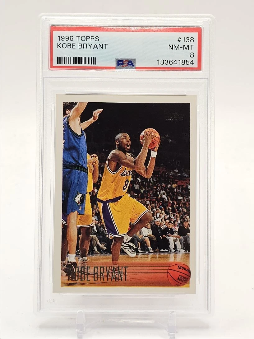 Topps Kobe Bryant 8 Graded Basketball Sports Trading Cards