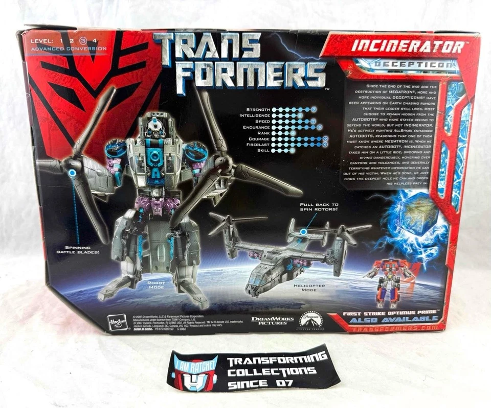 Transformers 2007 Movie Voyager Class Incinerator MISB - Image 2 of 2