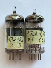 2PCS TUNGSRAM ECC83 / 12AX7 / AUDIO TUBES! O-GETTER! TESTED!  RARE!