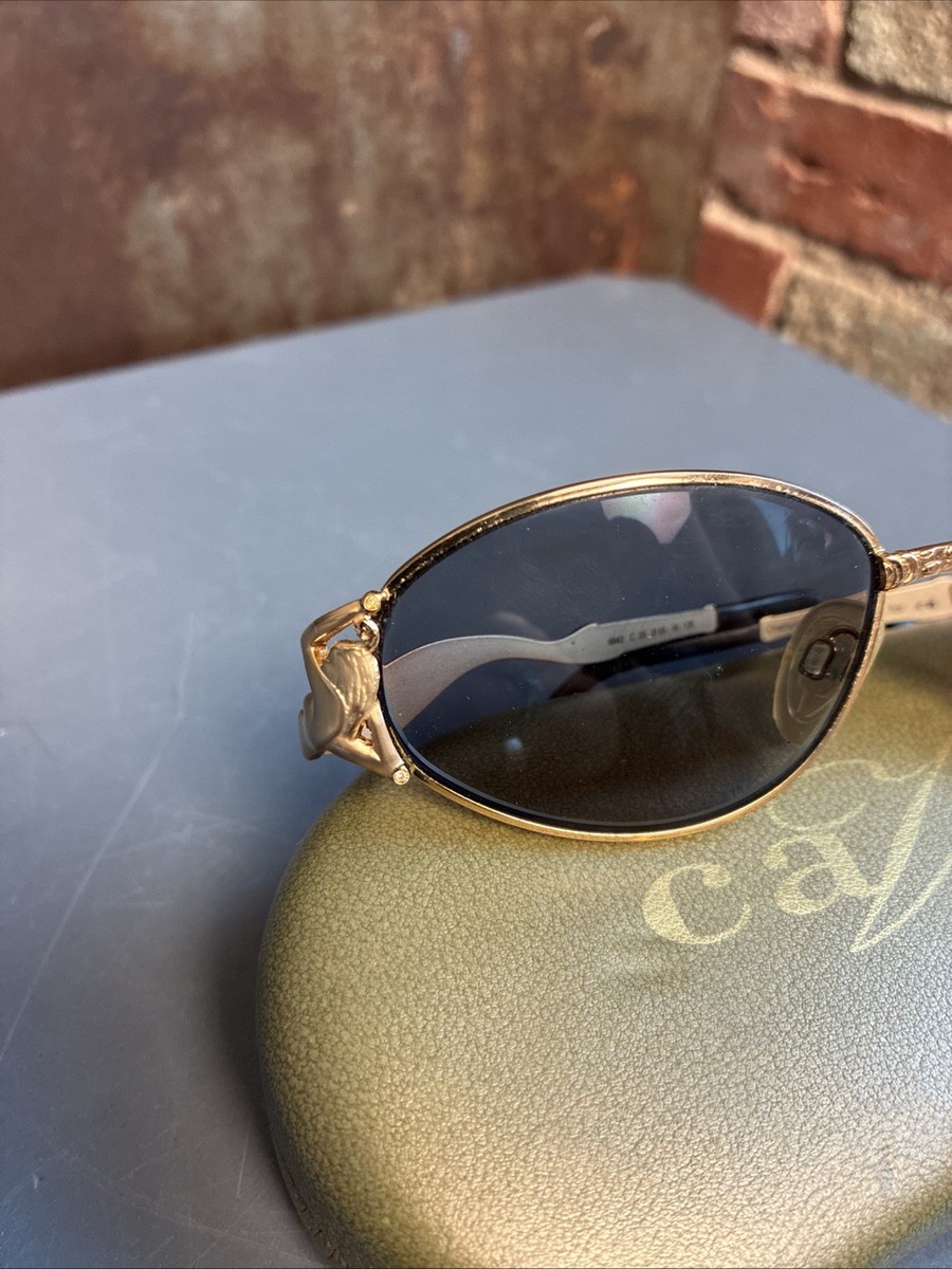 Caviar Champagne Series 6842 C. 33-16-135 Sunglasses With Case View 3