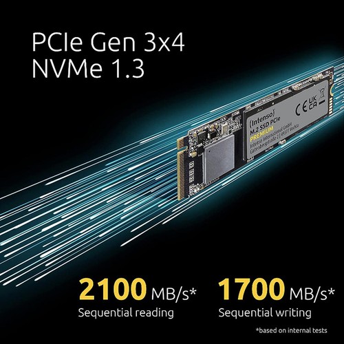 Intenso 250GB M.2 PCIe Solid State Drive Internal Notebook Laptop - Picture 2 of 5