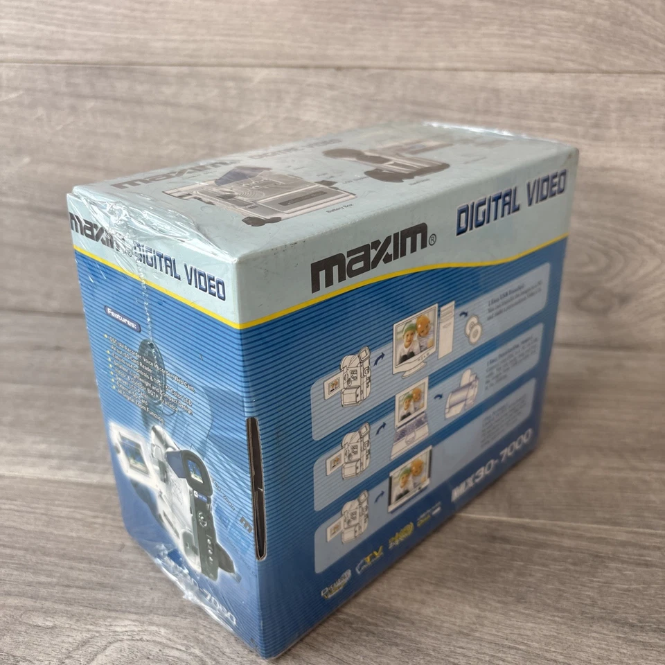 Maxim MX30-7000 4.1MP Compact Digital Video Camcorder Sealed Brand New Rare - Image 3 of 4