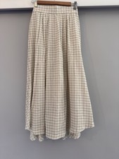 NEW OPIA Byron Bay - L - Ethical Clothing Skirt Gingham 100% Cotton