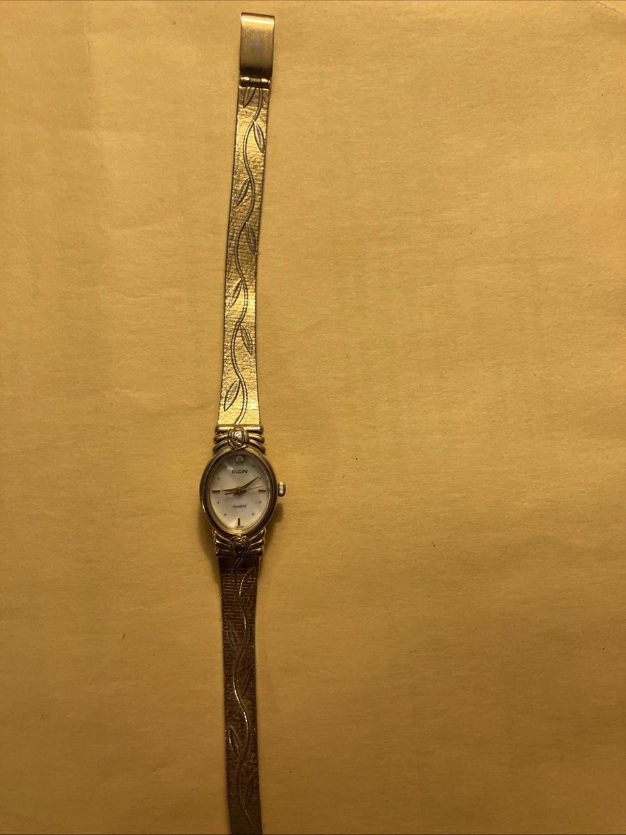 Vintage Ladies Elgin Swarovski Crystal Accent Watch – Petite Gold Tone Ladies Elgin Watch- Swarovski Accented - Etsy main image 3