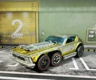 Hot Wheels Redline 1972 Open Fire Spectraflame Gold/Yellow, Heavy Paint Loss