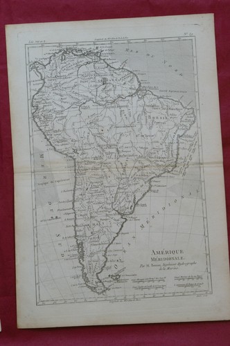 1787- ZWEI KARTEN von SÜDAMERIKA von BONNE - Bild 3 von 10