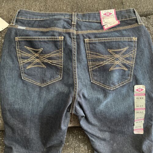 Cinch Women's Shannon Indigo Straight Leg Slim Fit Moderate Rise Jeans New - Picture 2 of 7