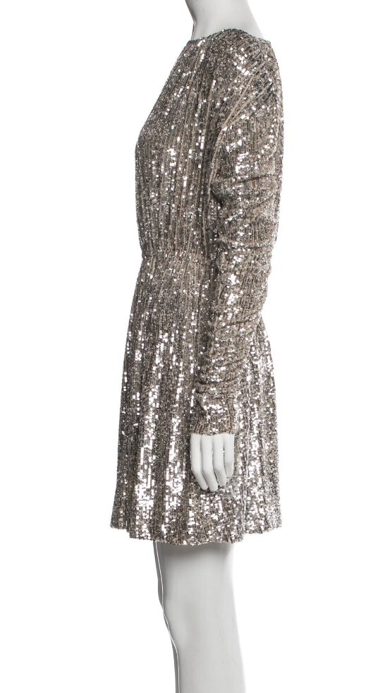 Saint Laurent Mini Abito Paillettes NUOVO CON ETICHETTE