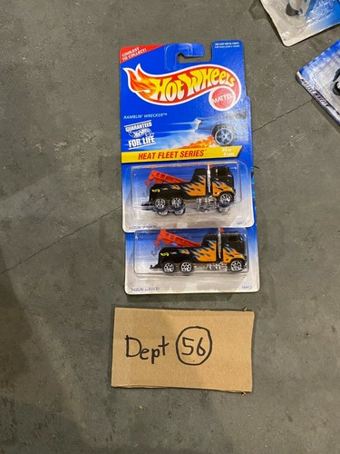Menge 2 1997 Hot Wheels #540 Heat Fleet Serie 4/4 Ramblin Wracker