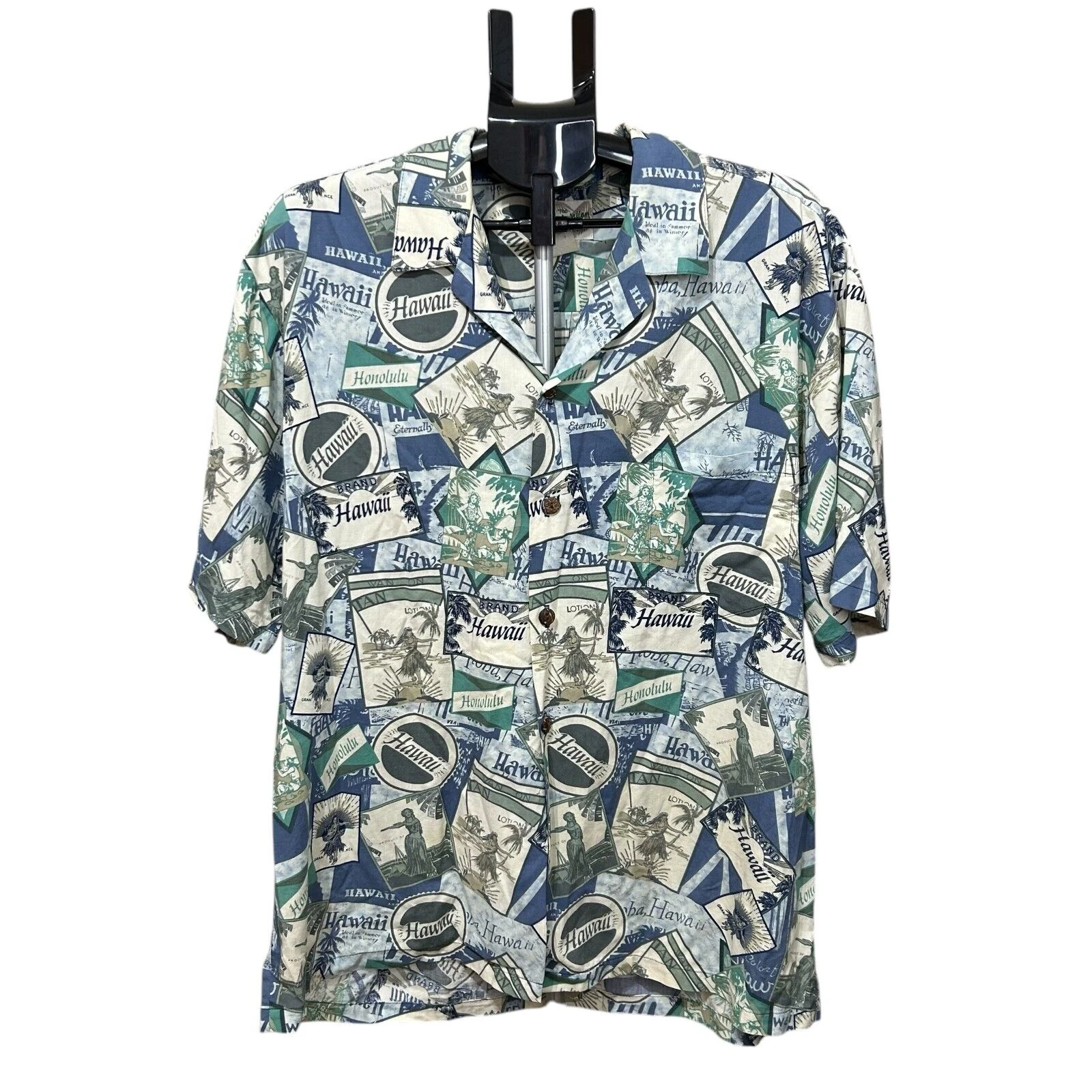 The Hawaiian Original Short Sleeve XL Shirt Made In Hawaii