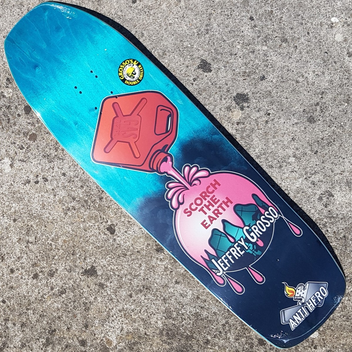 新品希少ANTIHERO JEFF GROSSO SCORCHTHEEARTH Anti-Hero Scorch the Earth Jeff Grosso 9.25