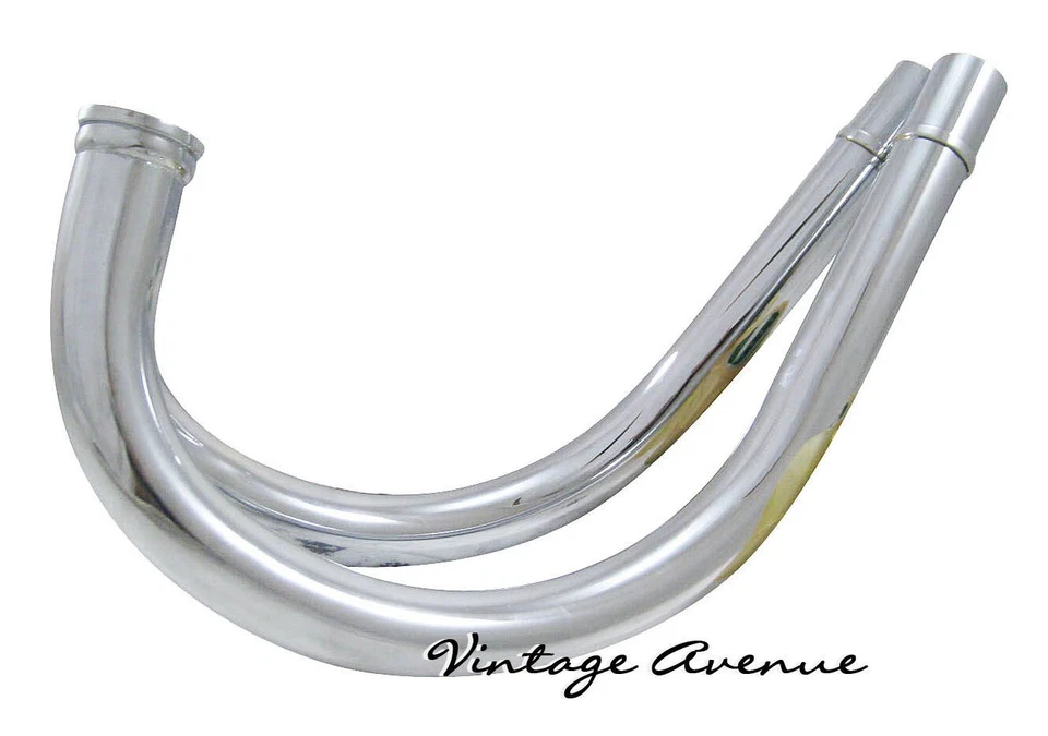 TUBO CABEZAL ESCAPE HONDA CB450 K3 K4 K5 K6 K7 1970-1974 [EH1/EH2] ACERO CROMADO Foto 4 de 4