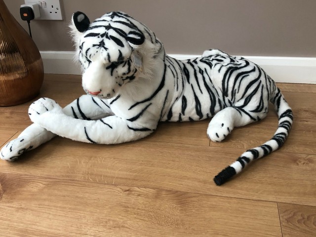 extra large tiger soft toy