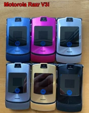 Unlocked Motorola Razr V3i Flip 2G GSM Bluetooth MP3 Quad Band Mobile Cell Phone