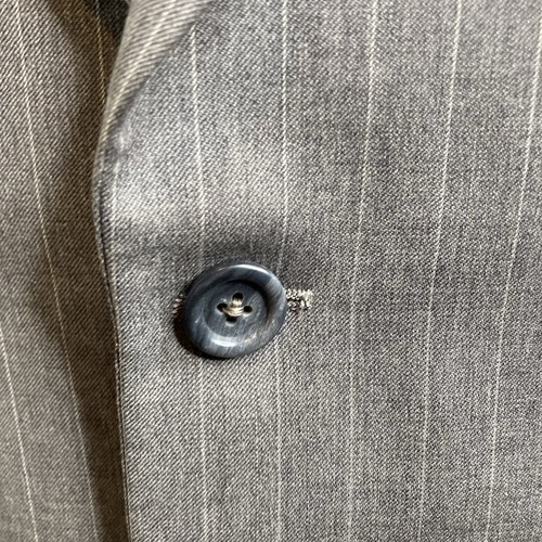 Burberry Men's Grey Striped Wool Blazer Size 42 Old Money Preppy Conservative - 第 9/13 張圖片