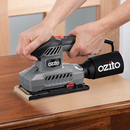 Ozito Finishing Orbital Sander Electric Corded 150W 1/3 Sheet for Timber Surface - Picture 4 of 8