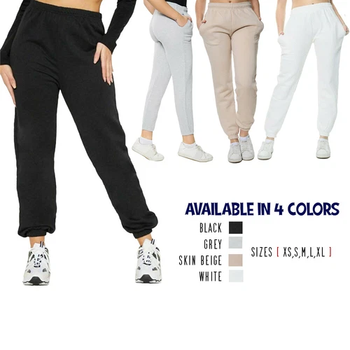WOMENS SOFT FLEECE COMFORT SPORTS GYM TROUSERS SWEAT PANTS LADIES BOTTOM JOGGERS