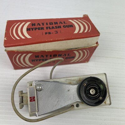 NATIONAL HYPER FLASH GUN PB-3 PHOTOGRAPY CAMERA PHOTO Untested