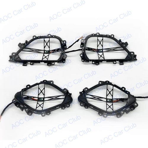 4xFit Mercedes-Benz GLS GLE W167 64Colors Door LED Ambient Light Dashboard Cover - Picture 14 of 19