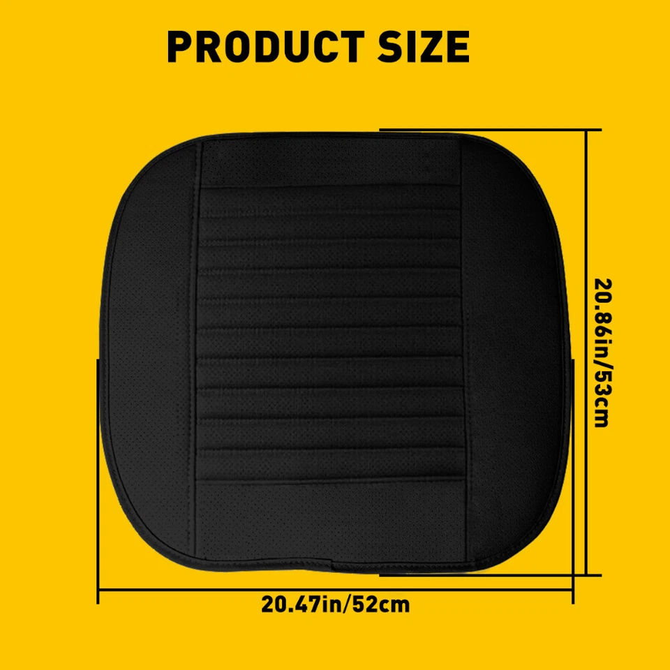 Funda de asiento de coche universal de cuero PU envolvente completa cojín cubierta interior automática D Foto 4 de 4